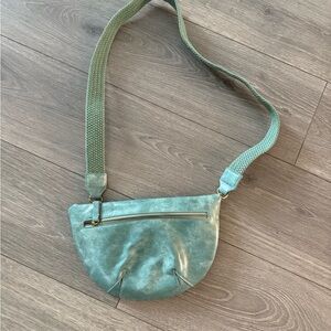 NWOT Anthropologie Ada Convertible Belt Bag in Mint Green